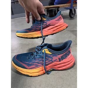 Hoka One One Womens Speedgoat 5 1123158 BCCML Blue Running Shoes Sneakers 7.5 B